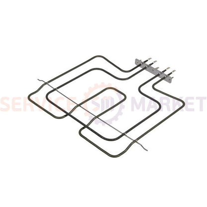 Upper heating element (grill) for oven 2400W (900W+1500W) 230V B=365mm L=375mm Whirlpool