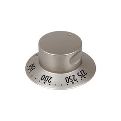 Oven Temperature Control Knob for Gorenje Stove Silver