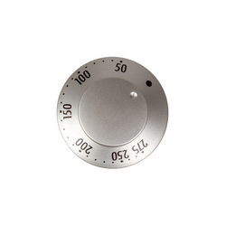 Oven Temperature Control Knob for Gorenje Stove Silver