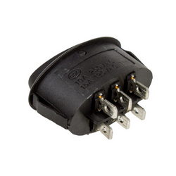 Switch with reverse for meat grinder TH1 T85/55 15A 250V Saturn black