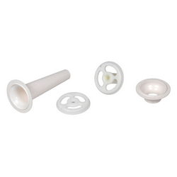 Set of attachments for Kebbe and sausage for meat grinder D= main 66mm / insert 62mm (with groove) Gorenje white
