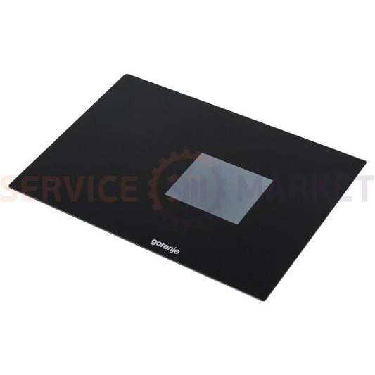 External door glass for microwave oven 375x263mm Gorenje