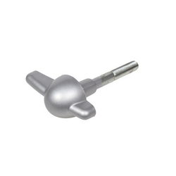 Tube lock screw for meat grinder AU 461 Aurora silver