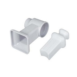 Grater body with pusher for meat grinder (plastic) AU 464 Aurora white