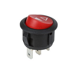 Switch for meat grinder TD1 T85/55 6A 250V ST-FP7096 Saturn black/red button