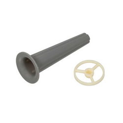 Nozzle + washer for sausage for meat grinder D= main 58mm / washer 54mm MG-1000 Liberty gray