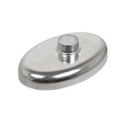 Oval meat grinder tray (metal) Liberty