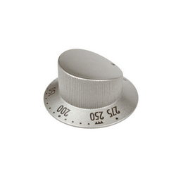 Oven Temperature Control Knob for Gorenje Stove Silver