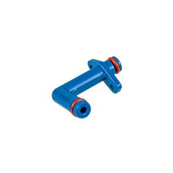 L-shaped connector for brewing unit for Bosch coffee machine