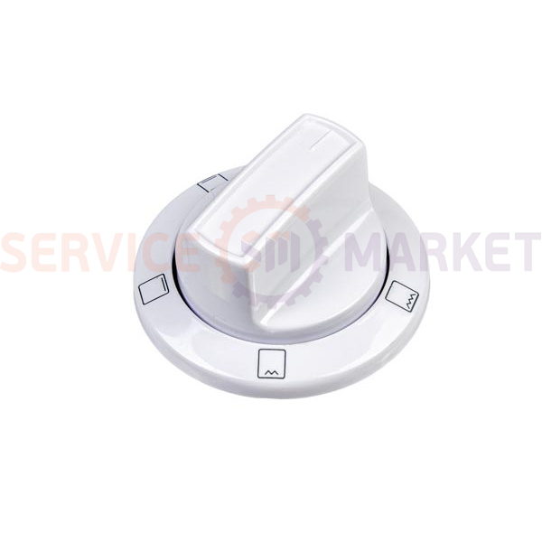 Ручка регулировки режимов духовки для плиты Beko белый