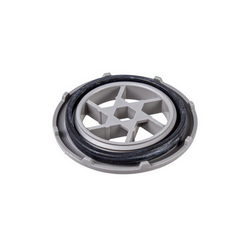 Heat exchanger cover with gasket for Bosch dishwasher