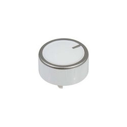 Program switch knob for Beko washing machine white/silver