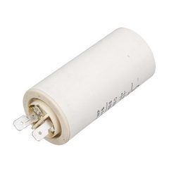 Starting capacitor for washing machine 12.5uF 450V 75x35mm (2 terminals) Beko