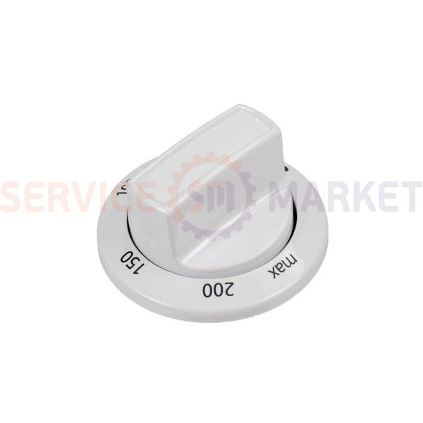 Oven temperature control knob for Beko 250315428 stove