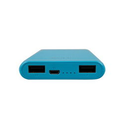External battery GOLF D80GB Li-Polymer 2xUSB 5V 8000mAh 136x70x16mm for mobile phone blue