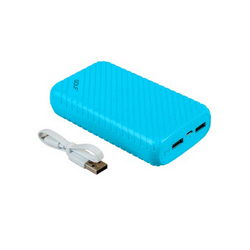 External battery GOLF G20 Li-Polymer 2xUSB 5V 16000mAh 125x70x28mm for mobile phone blue