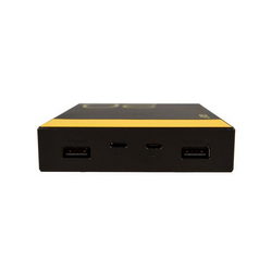 External battery GOLF HIVE20 Li-Polymer 2xUSB 5V 20000mAh 151x89x21mm for mobile phone black / yellow