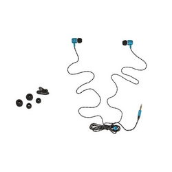 Наушники для моб. телефона AWEI Q35 (разъем 3.5mm) 16 Ohm L=1200mm голубой