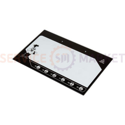 Glass door for electric oven 36l ST-EC1076 Violet 380x235mm L fastening handles=128mm Saturn