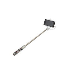 Selfie monopod S8 L=190-660mm wired connection "leopard" handle