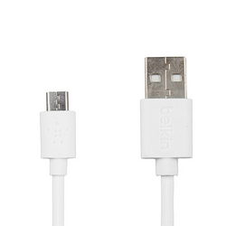 USB data cable (Micro USB) Belkin L=1200mm for mobile phones white
