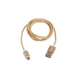 USB дата-кабель (Micro USB) Belkin в оплетке L=1200mm для моб. телефонов золотистый