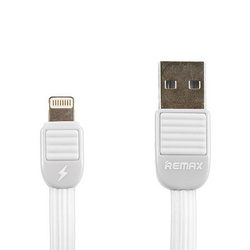 USB data cable (Lightning) Remax Puff RC-045 L=1000mm for mobile. tel. iPhone 5S Apple white
