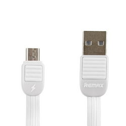 USB data cable (Micro USB) Remax Puff RC-045M L=1000mm for mobile phones white