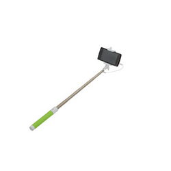 Selfie stick SELFIE STICK L=200-780mm with push button. wired green handle