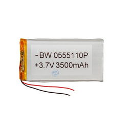 Полимерный аккумулятор BW 0555110P 3,7V 3500mAh 55x110x3mm