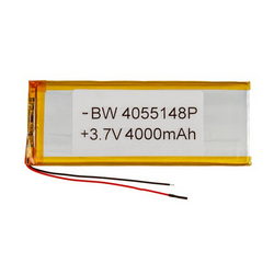 Полимерный аккумулятор BW 4055148P 3,7V 4000mAh 52x135x??mm