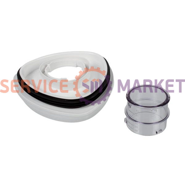 Blender bowl lid complete with plug and seal Braun