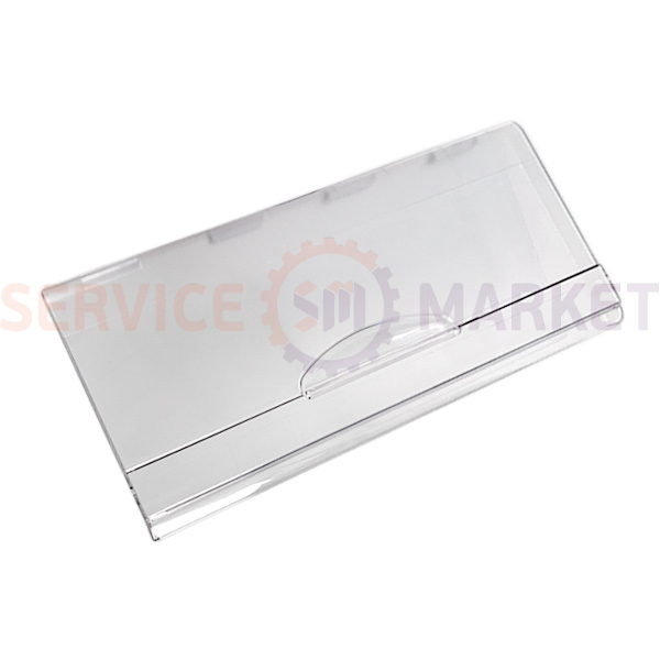Freezer drawer panel (lower, new model with one fastening) 470x210mm Atlant transparent