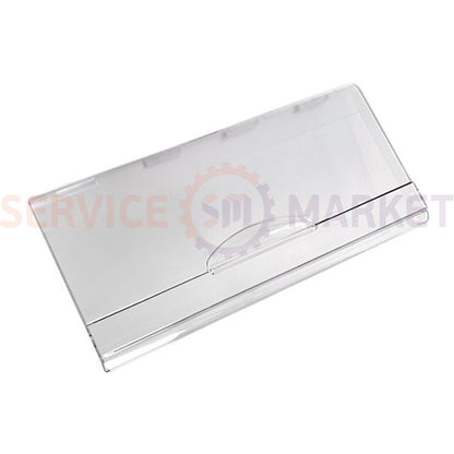 Freezer drawer panel (lower, new model with one fastening) 470x210mm Atlant transparent