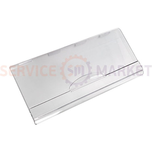 Freezer drawer panel (lower, new model with one fastening) 470x210mm Atlant transparent
