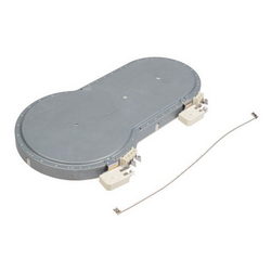 Burner for glass ceramic surface D=190/130mm (with extension zone L=375mm) 2100/1750/900W Bosch