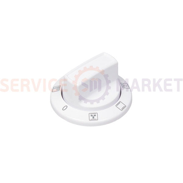 Ручка регулировки режимов духовки для плиты Beko белый