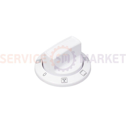 Ручка регулировки режимов духовки для плиты Beko белый