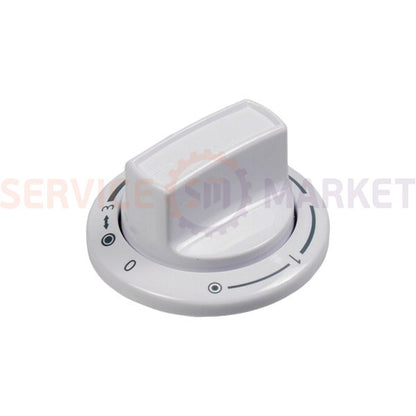 Ручка регулировки конфорки (2-х зон.) для эл. плиты Beko белый