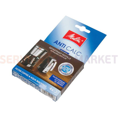 Таблетки от накипи (4шт.x12g) для кофемашин Melitta