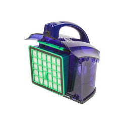 Dust container assembly for Moulinex vacuum cleaner blue