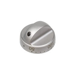 Ручка регулировки температуры духовки для плиты Hansa серебристый