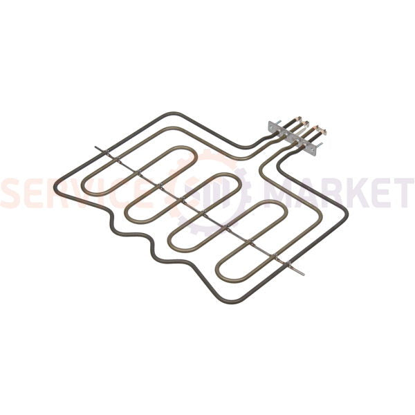Upper heating element (grill) for oven 2900W (1000+1900W) 230V B=375mm L=365mm Electrolux
