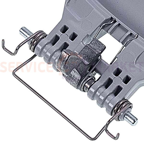 Door (hatch) handle assembly for Zanussi washing machine gray