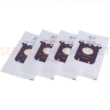 Set of microfiber bags (4 pcs) FC8021/03 S-BAG for Philips vacuum cleaner (without box)