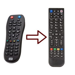 Пульт для DVB-T2 TV LIVE HUB Western Digital (аналог)