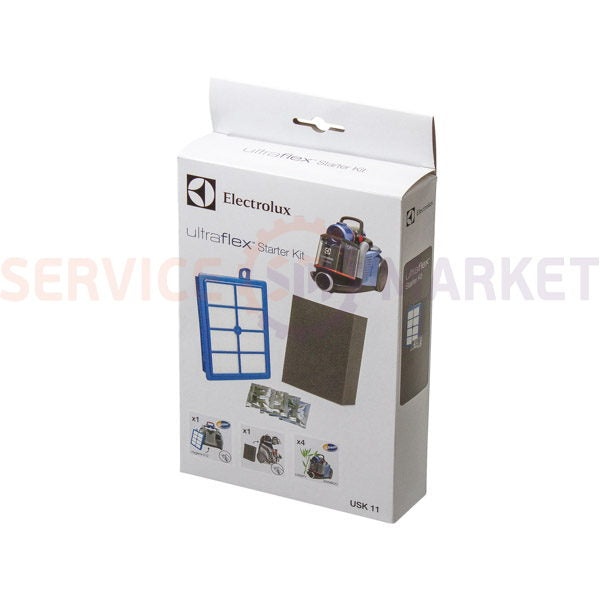 USK11 HEPA filter set (output) + motor (foam) + fragrance for Electrolux vacuum cleaner