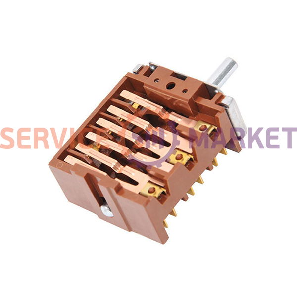 Power switch for electric stove burners 46.27266.500 (7 pos.) Electrolux EGO