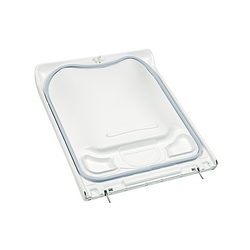 Loading hatch cover with seal for Electrolux vertical washing machine