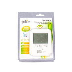 Qunda air conditioner KT-THR01 with thermometer, hygrometer and clock Universal remote control
